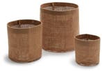 Jute Bloempot rond 10x10x10 cm, Ophalen of Verzenden, Nieuw