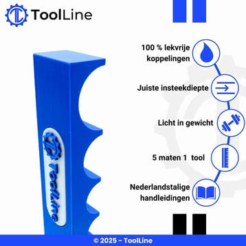 ToolLine | Markeringsmal | 12-28 mm | Koperen buis, Verzenden, Nieuw