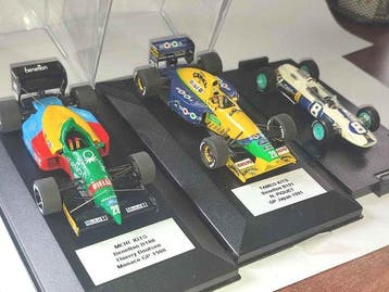 1:43 - Modelauto (3) - Lot 3 modelli F.1 - Meri Kits, Nieuw