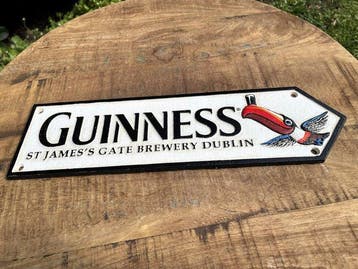 Guinness - Reclamebord - Metaal