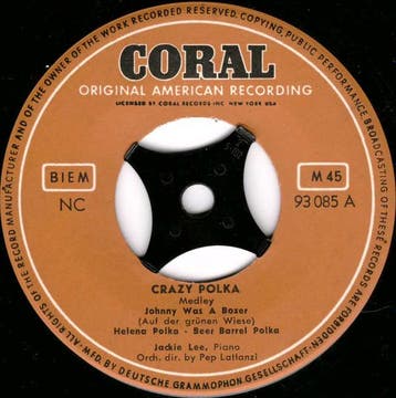 vinyl single 7 inch - Jackie Lee - Crazy Polka, Verzenden, Zo goed als nieuw, 7 inch, Pop