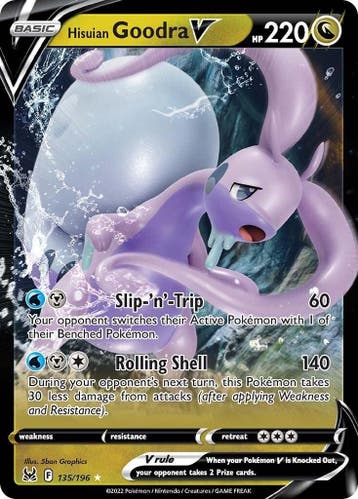 Hisuian Goodra V #135, Ophalen of Verzenden, Nieuw