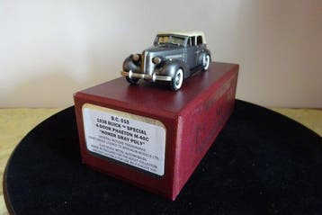 Brooklin 1:43 - Modelauto - 1938 Buick Special 4-door, Nieuw