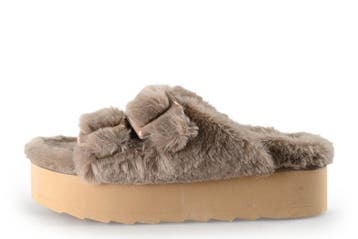 Colors of California Pantoffels in maat 41 Bruin, Bruin, Verzenden, Zo goed als nieuw, Pantoffels of Sloffen