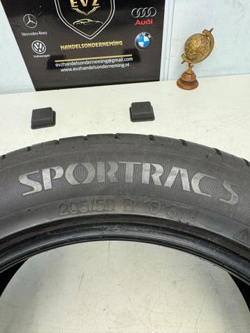 1 stuk 205/50R16 inch 205/50R16 inch Vredestein Sportrac 5, Gebruikt, 16 inch, 205 mm, Band(en)