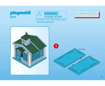 Playmobil 6279 Western school compleet VVP #9978, Ophalen of Verzenden, Gebruikt, Overige typen