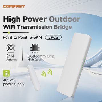 Comfast 300Mbps Outdoor WiFi Access Point CPE | 3-5KM Long R, Verzenden, Nieuw