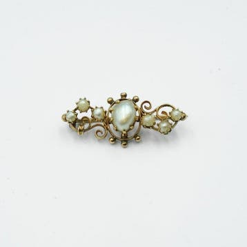 Broche - 12 kt. Geel goud