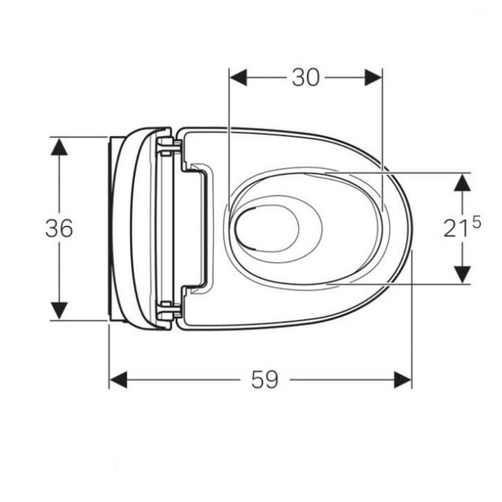 Douche WC Geberit AquaClean Mera Classic met Geurafzuiging, Doe-het-zelf en Verbouw, Sanitair, Ophalen of Verzenden
