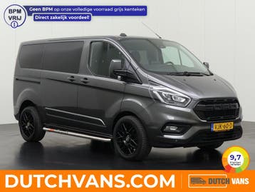 Ford Transit Custom 2.0TDCI Dubbele-cabine 2021 L1 H1 Diesel, Auto's, Bestelauto's, Automaat, Euro 6, Diesel, Nieuw