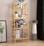 Staand Opbergrek bamboe 123x48x32cm (Meubelen, Interieur), Verzenden