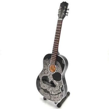 Miniatuur replica Sugar Skull  gitaar, Ophalen of Verzenden, Nieuw, Pop, Beeldje of Miniatuur