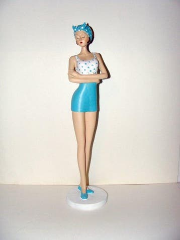 Beeld, Statue, Wunderschöne Statue, Bade Dame Badenixe