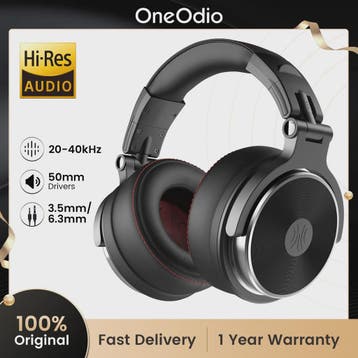 OneOdio Studio DJ Koptelefoon - Over-Ear, Hi-Res Audio, Inge, Verzenden, Nieuw