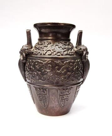 Oud Japan - Jarre en gegoten brons - Meiji-periode - 19e, Antiek en Kunst