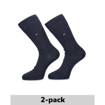 Tommy Hilfiger 2-Pack Hoge sokken sokken voor heren, Nieuw, Verzenden, Blauw, Tommy Hilfiger