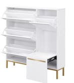 Ruime Schoenenkast voor Hal – Met Verborgen Schoenenkruk, Huis en Inrichting, Kasten | Schoenenkasten, Verzenden, Nieuw