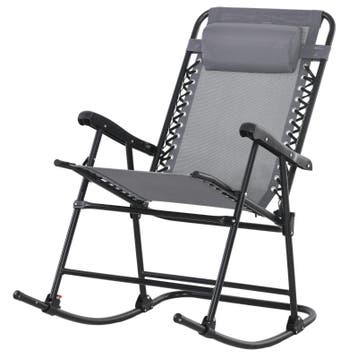 Outdoor Schommelstoel, Weerbestendig, Opvouwbaar, Met Kussen, Verzenden, Nieuw