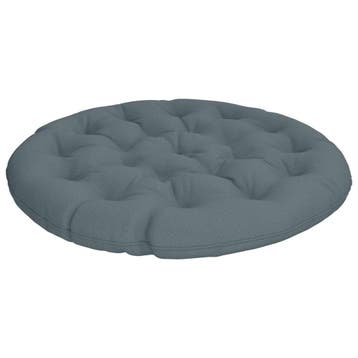 vidaXL Papasan Stoel Kussen VIANEN 100% Polyester Blauw Ø, Verzenden, Nieuw, Blauw
