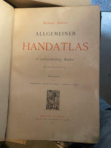 Duitsland - Wereld atlas; Velhagen en Klasing - Algemener, Nieuw