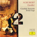 cd - Schubert - Gundula Janowitz, Irwin Gage â Lieder, Verzenden, Zo goed als nieuw