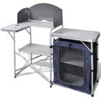 vidaXL Campingkeuken inklapbaar met windscherm aluminium, Verzenden, Nieuw