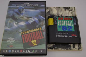 John Madden Football 92 (MD CIB), Verzenden, Zo goed als nieuw