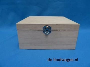 houten kisten vierkant, Huis en Inrichting, Woonaccessoires | Kisten, Minder dan 50 cm, Nieuw, Minder dan 50 cm, Ophalen of Verzenden
