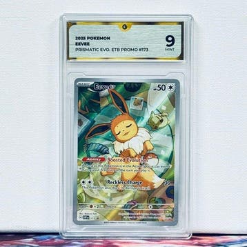 Pokémon Graded card - EEVEE #173 2025 POKEMON PRISMATIC EVO., Nieuw
