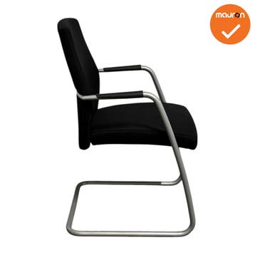 Sitland - Vergaderstoel - Zwart (Vergaderstoelen), Vergader- of Presentatieruimte, Ophalen of Verzenden, Gebruikt, Stoel