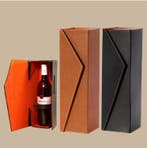Luxe Wijn Cadeaubox 1 Fles – Vintage PU Lederen Geschenkdoos, Verzenden, Nieuw