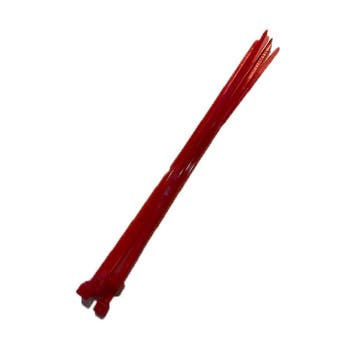Trekbandjes Tie wraps Rood (6 stuks) 2,5 X 150 mm, Verzenden, Nieuw