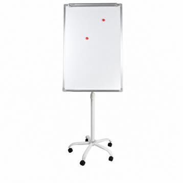 Lowander Flipoverbord Verrijdbaar en Magnetisch - Wit, Huis en Inrichting, Verzenden, Nieuw