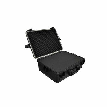 vidaXL Hardcase transportkoffer met schuimvulling zwart, Verzenden, Nieuw