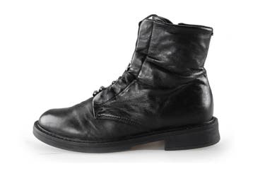 Omoda Veterboots Meisjes in maat 37 Zwart, Verzenden, Jongen of Meisje, Schoenen, Zo goed als nieuw