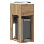 vidaXL Computertorenstandaard met lade 30x44x74 cm, Huis en Inrichting, Bureaus, Verzenden, Nieuw