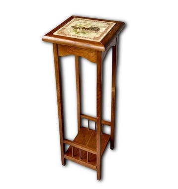 Plantentafel - Hout - Eiken plantenzuil