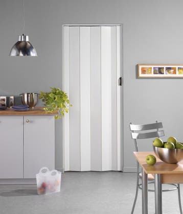 OPRUIMING! Grosfillex vouwdeur Una in 4 kleuren 84x205 cm, Kunststof, 80 tot 100 cm, Binnendeur, Nieuw