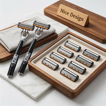 Luxe Scheerset voor Heren: 6-laags Scheermes met Aloë Vera S, Verzenden, Nieuw