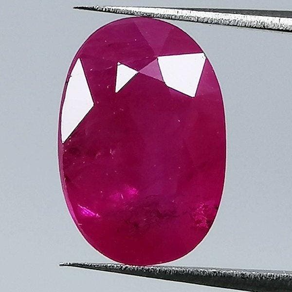 1 pcs Rood Robijn - 1.99 ct - Instituto Gemólogico Español, Sieraden, Tassen en Uiterlijk, Edelstenen