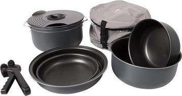 Bo-Camp - Pannenset - Camping - 7-Delig - Aluminium, Verzenden, Nieuw