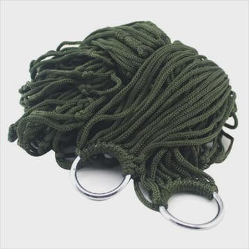 Draagbare Nylon Touw Hangmat - Ademende Mesh Schommelstoel v, Verzenden, Nieuw