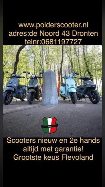 Scooters nieuw betaalbaar en veel keus + diverse 2e hands, Ophalen, Nieuw