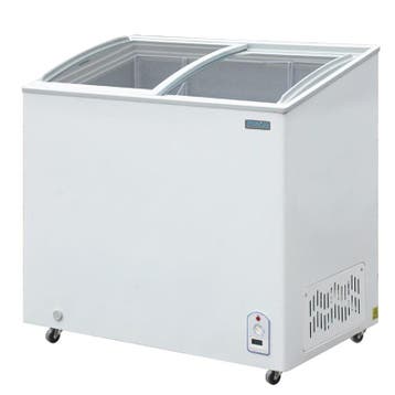 Display vrieskist 200 L | Staal | -24°C tot -18°C | 92x95., Verzenden, Nieuw in verpakking