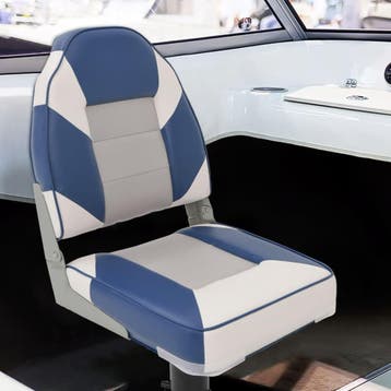 vidaXL Bootstoelen 2 st met poot 360° draaibaar, Verzenden, Nieuw