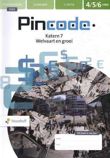 Pincode 456 vwo katern 7 Welvaart en Groei Lee 9789001753818, Boeken, Verzenden, Zo goed als nieuw