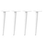 Meubelpoten staal wit 42cm | retourdeal 50% korting, Tafelpoot, Minder dan 50 cm, Rond, Minder dan 50 cm
