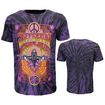Jefferson Airplane Dip Dye T-Shirt, Verzenden, Nieuw