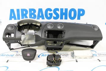 AIRBAG SET – DASHBOARD ZWART SEAT IBIZA (2008-2015), Auto-onderdelen, Gebruikt, Seat