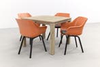 Hartman Sophie tuinstoel Terra/Rome grey 100 cm. - 5-delig, Verzenden, Nieuw, Hout, Tuinset